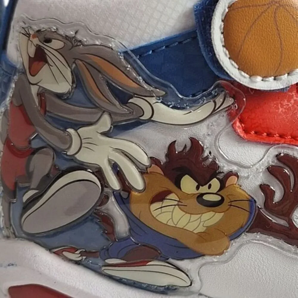 Looney Tunes High Top Shoes Size 9 (17cm) Little Kids Bugs‎ Bunny Daffy Duck New